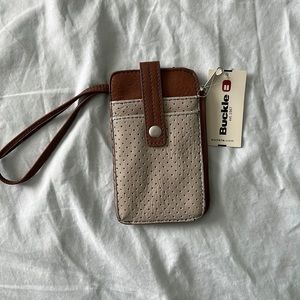 Buckle Wristlet Wallet